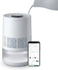 BLUEAIR Intelligenter Luftbefeuchter für 46 m² Räume, 3,5 l spülmaschinenfester Behälter, Verdunstungstechnologie, Auto- und Nachtmodus