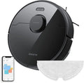 Dreame D9 Max Saugroboter mit 4000Pa und Wischfunktion, Laser-Navigation, 150 Min Laufzeit, App/Alexa Integration, Teppicherkennung, Schwarz