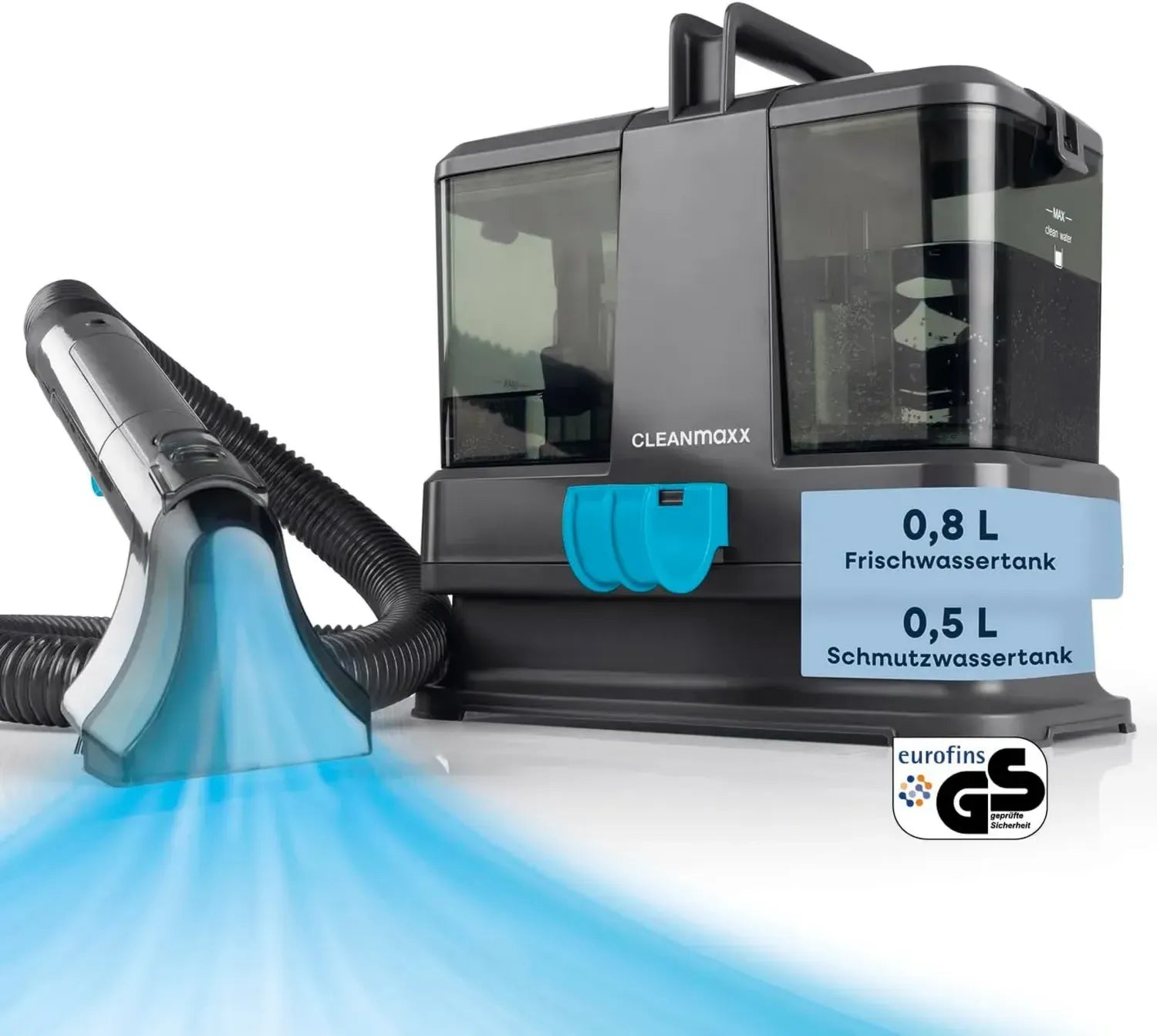 CLEANmaxx 3-in-1 Teppich- und Polsterreiniger mit Doppeltank