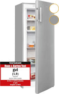 Hocheffizienter NoFrost-Gefrierschrank in Edelstahloptik, 161 Liter
