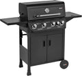 TAINO BRANDO Gasgrill 4 Brenner mit Seitenkocher BBQ Wagen