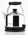Ottoni Fabbrica Edelstahl Wasserkocher 1,7L, 2400W, Schwarz, BPA-frei, Mit Automatischer Abschaltung und Filter, Hergestellt in Italien