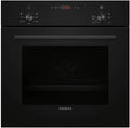 Siemens iQ100 Einbau-Backofen mit 3D-Heißluft und LED-Display, Edelstahl/Schwarz, 60 cm