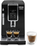 De'Longhi Dinamica ECAM 350.15.B Kaffeevollautomat mit Milchaufschäumer, Espresso- und Kaffeespezialitäten, Digitaldisplay, Zwei-Tassen-Funktion, Schwarz