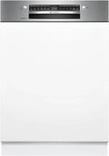 Bosch SMI4EAS28E Serie 4 Teilintegrierter Geschirrspüler, 60 cm, Besteckkorb, Besonders Leise, Extra Trocknen, SpeedPerfect Plus, Edelstahl, Made in Germany