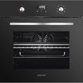 Einbau-Backofen Girona 64L, Energieklasse A, 8 Heizarten, Umluft & Grill, Teleskopauszug, Touchscreen, Schwarz