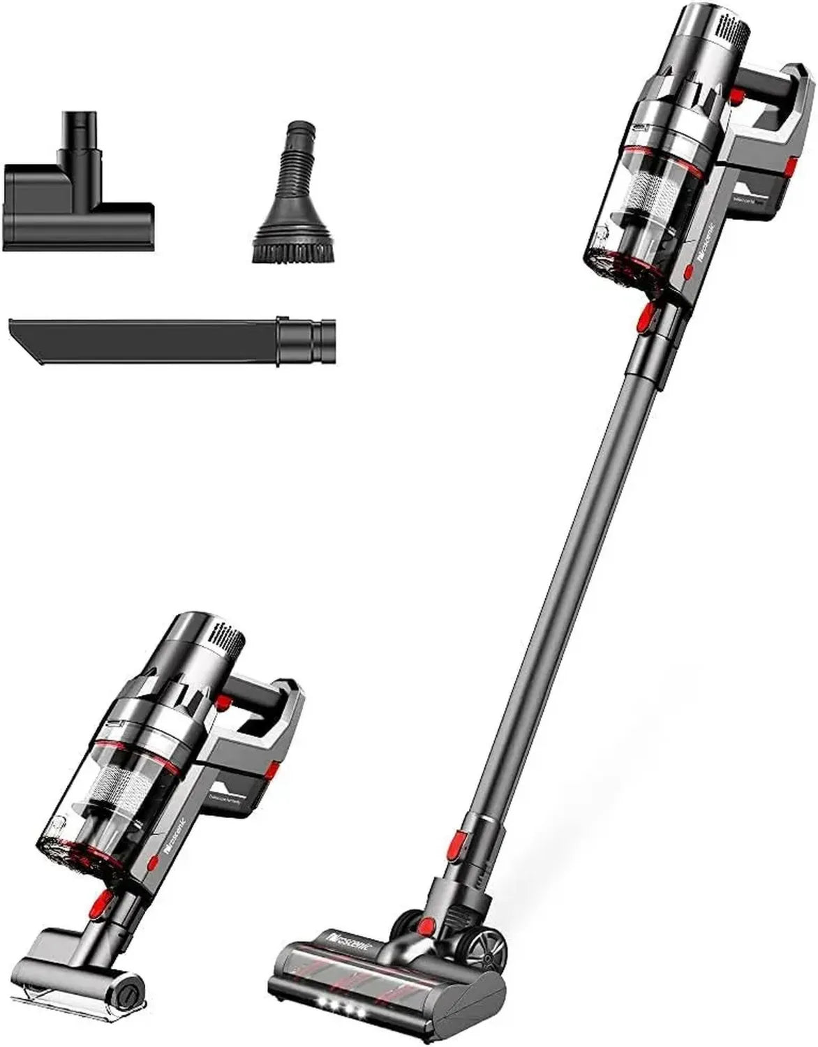 Proscenic P11 Kabelloser Akku-Staubsauger, 30.000 Pa Saugkraft, Laufzeit bis 53 Minuten