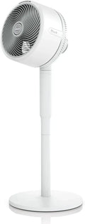 Leiser Shark FlexBreeze Hybridventilator für Innen & Außen, kabelgebunden und kabellos, UV- & wasserbeständig, tragbar, weiß