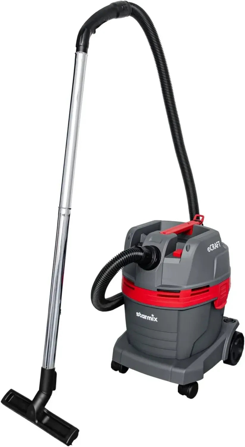 starmix eCraft PL-1422 EWR - L-Klasse Nass-/Trockensauger, 1400W, 22L - Kompakt, leicht und intuitiv mit Filterreinigung & Blasfunktion, 9,5m Reichweite für Büro, Auto, Garage