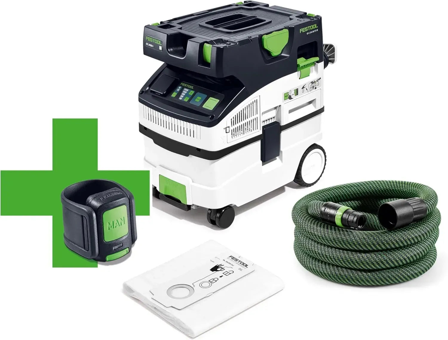 Festool CLEANTEC CTL MIDI I Staubsauger Set mit Fernbedienung und SELFCLEAN Filtersystem