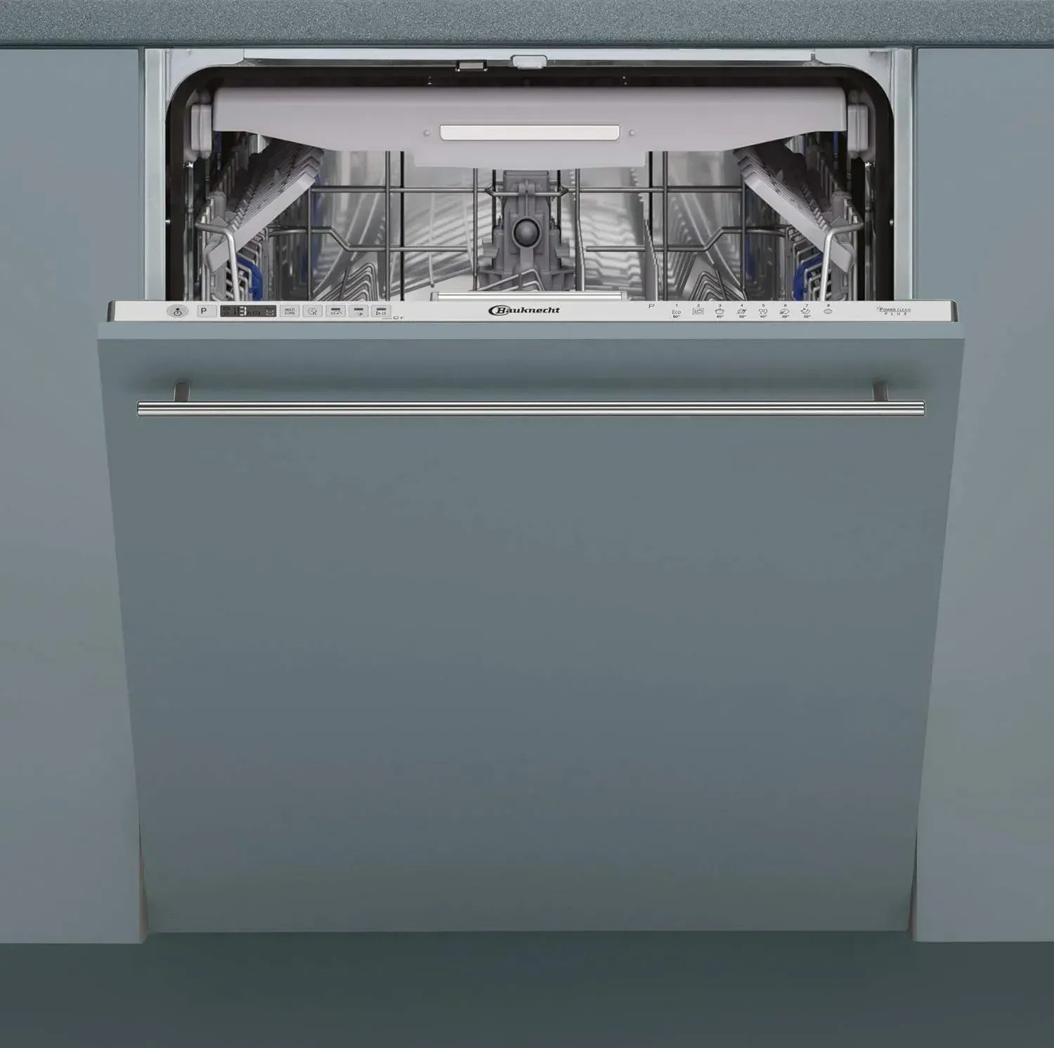 Bauknecht Vollintegrierter Geschirrspüler 60 cm mit 14 Maßgedecken, PowerClean-Technologie und Besteckschublade