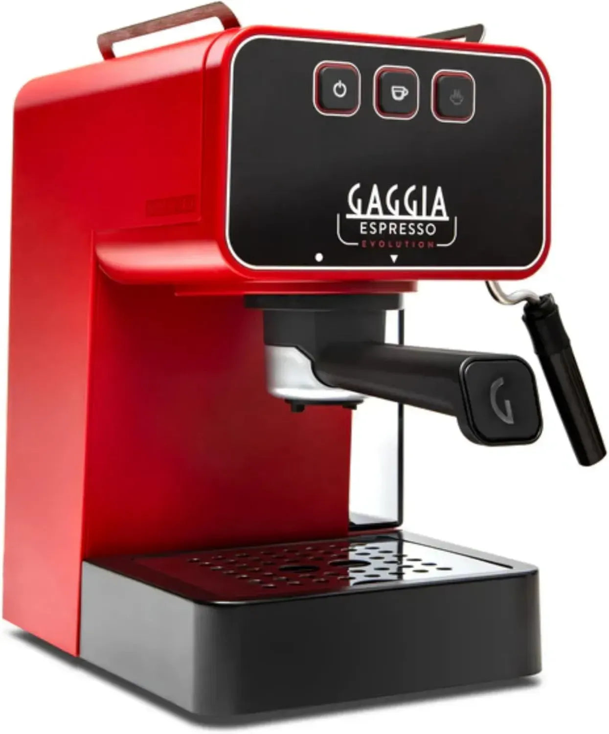Gaggia Espresso Evolution Rot | PID-Temperaturkontrolle | Italienische Kaffeemaschine | Automatische Vorbrühfunktion | 53 mm Siebträger | Espressomaschine mit Pumpe