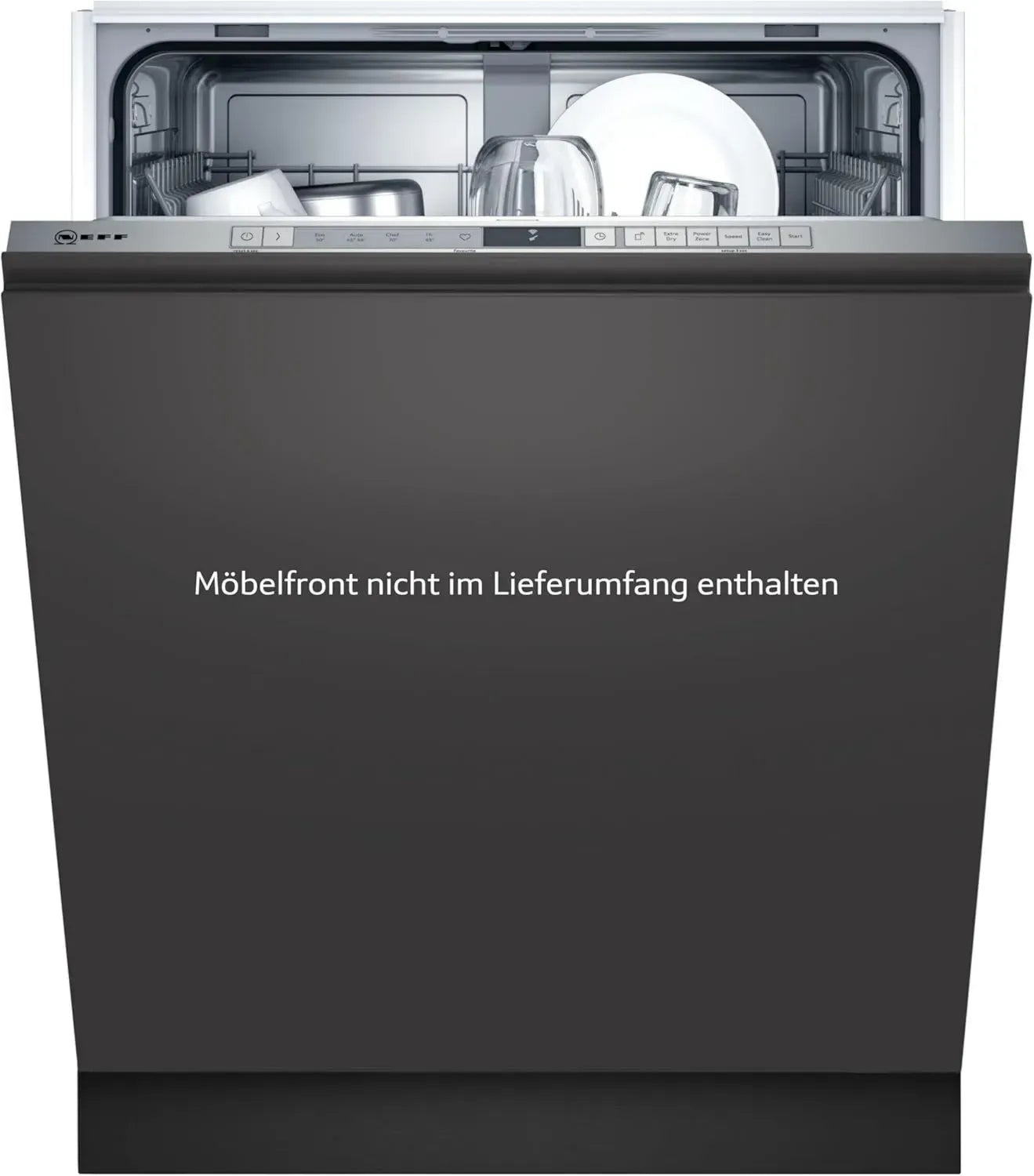 NEFF Vollintegrierter Geschirrspüler N30, 60 cm, mit Home Connect und InfoLight, 5 Programme, Chef 70°C
