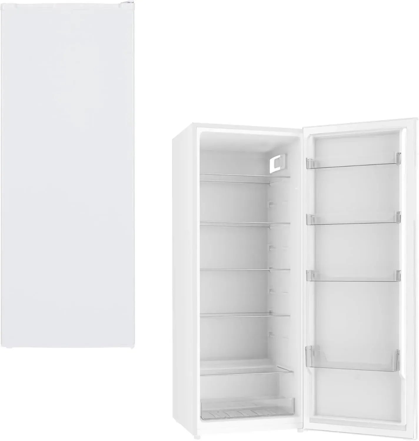 PKM Vollraumkühlschrank 242L, Wechselbarer Türanschlag, LED, Weiß