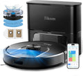 Tikom L8000 Plus Saugroboter mit Wischfunktion, 6000Pa Saugleistung, Automatische Entleerung, Intelligente LiDAR-Navigation, Ideal für Tierhaare, Teppiche und Hartböden