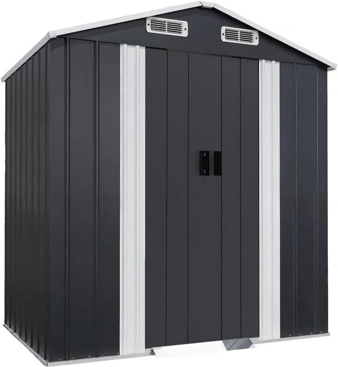 Metallgerätehaus mit Schiebetür in Grau - 2,17 m² Boston Design