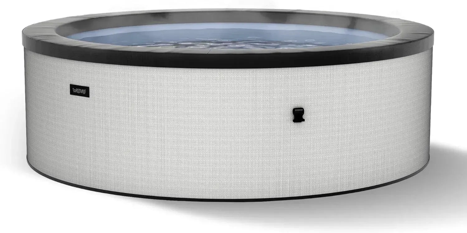 Tragbarer Whirlpool für 6 Personen - Schnelle Erwärmung, Robust und Leicht Aufzubauen, Graphitgrau