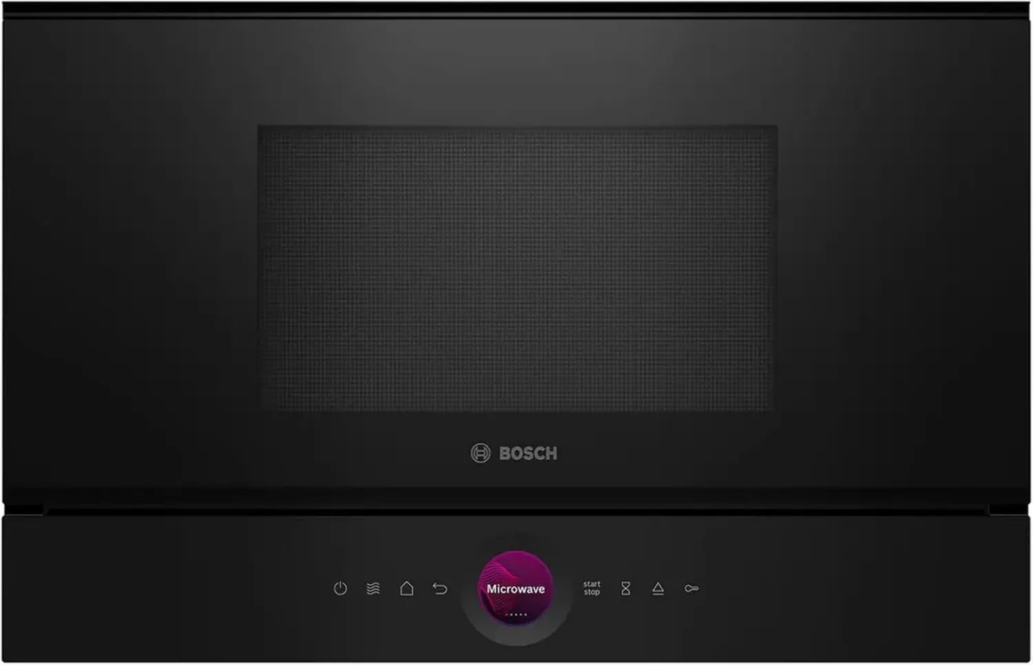 Bosch Serie 8 Einbau-Mikrowelle, 900W, AutoPilot 10, Reinigungsassistent, TFT-Touch, LED-Licht, Schwarz