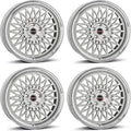 4x Borbet Felgen 8.0x18 ET35 5x112 Silber poliert passend für VW Modelle