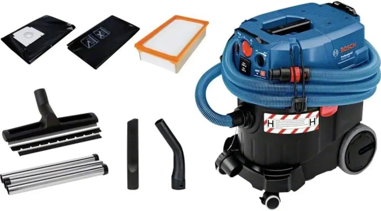 Bosch Nass-Trockensauger GAS 35 H AFC, 1200W, 35L Behälter, mit Schlauch