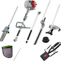 IKRA Benzin Garten Multitool 4in1: Rasenpflege & Schutzset
