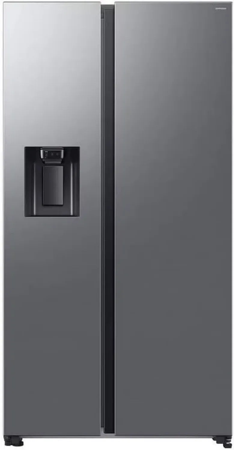 Samsung Side-by-Side Kühlschrank RS70F64KET/EF mit Wasserspender, AI Energie-Modus, SpaceMax, Rundumkühlung, 635 l, Edelstahl