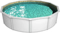 STEINBACH Robuster Stahlwandpool Set Nuovo de Luxe II – 550x120 cm – Weißer Pool mit 25.600 l Kapazität, winterfester Innenfolie und umfangreichem Zubehör