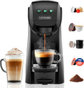 Vielseitige 5-in-1 Kapselkaffeemaschine – Kompatibel mit Nespresso, Dolce Gusto, Lavazza, Espresso Point & gemahlenem Kaffee, 20 Bar, 0,82 L, ideal für Zuhause & Büro