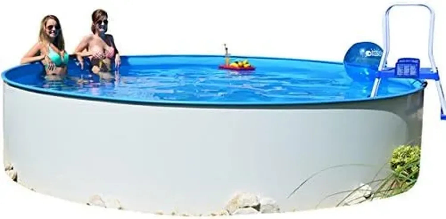 Stahlwandpool 3,00 x 1,20m mit Einhängefolie, Rundbecken
