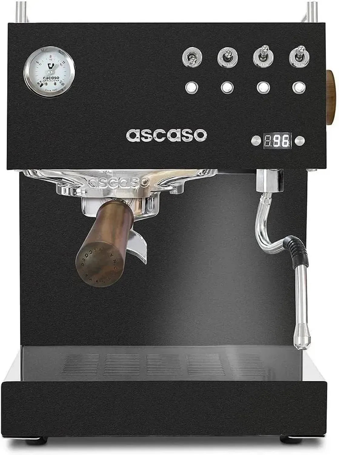 Ascaso Steel UNO PID Espressomaschine in Schwarz