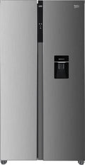 Beko GNO5322WDXPN Side-by-Side Kühlschrank, 532l, NoFrost, Wasserspender, Edelstahloptik
