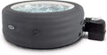 Intex Aufblasbarer Whirlpool für 4 Personen, 100 Luftdüsen, mit Heizung, Grau, 196x66 cm
