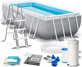 Rechteckiges Prism Frame Pool Set 4m x 2m x 1m