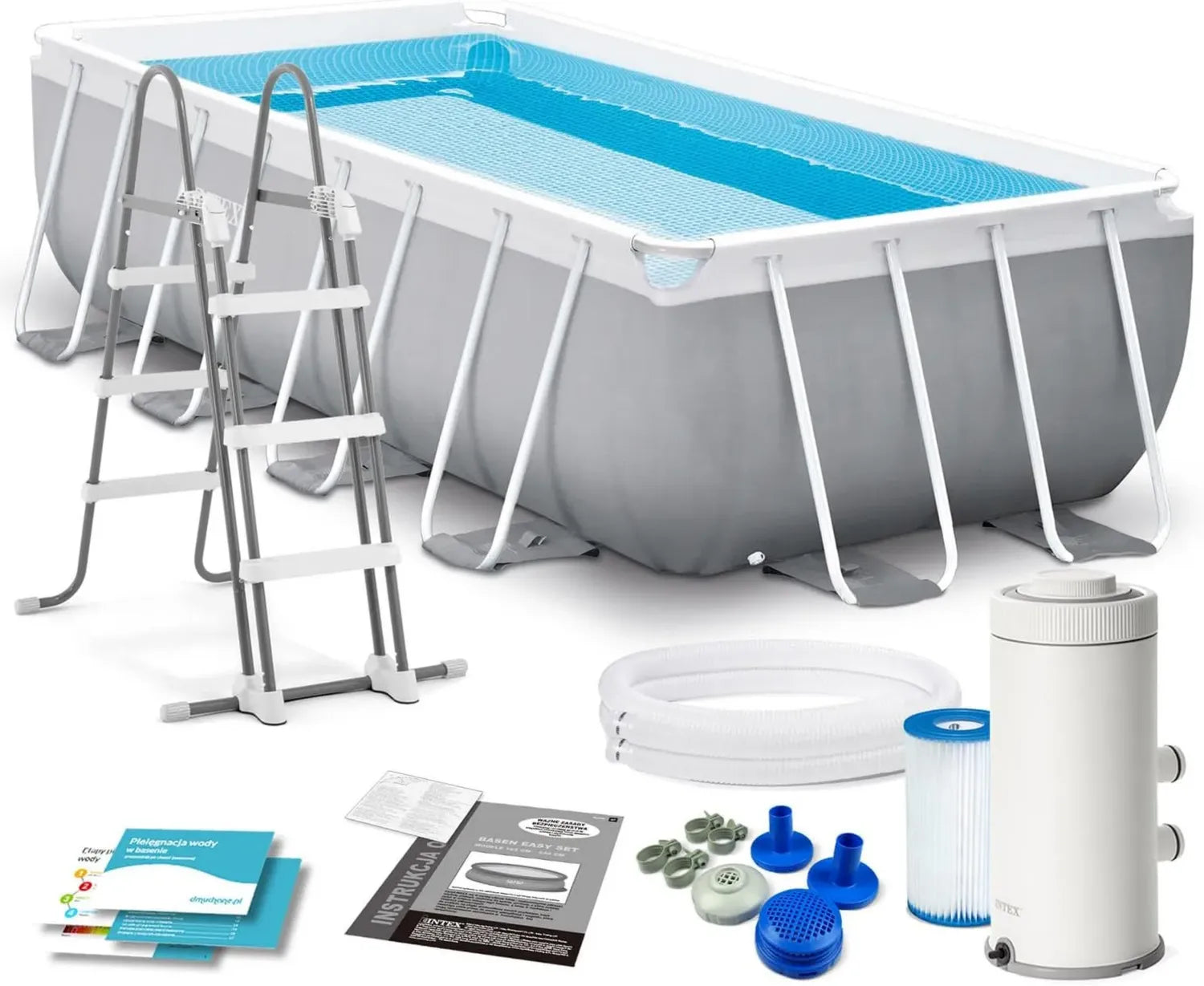 Rechteckiges Prism Frame Pool Set 4m x 2m x 1m