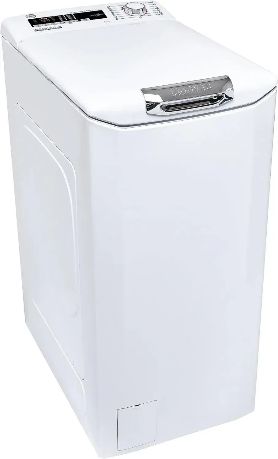 Hoover H-WASH 300 LITE Toplader Waschmaschine, EEK E, 1200 U/min, 7 kg, Sanftöffnungsmechanismus, All-in-One-Programm