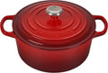 Le Creuset Gusseisen-Kochtopf 22 cm, Kirschrot, für alle Herde