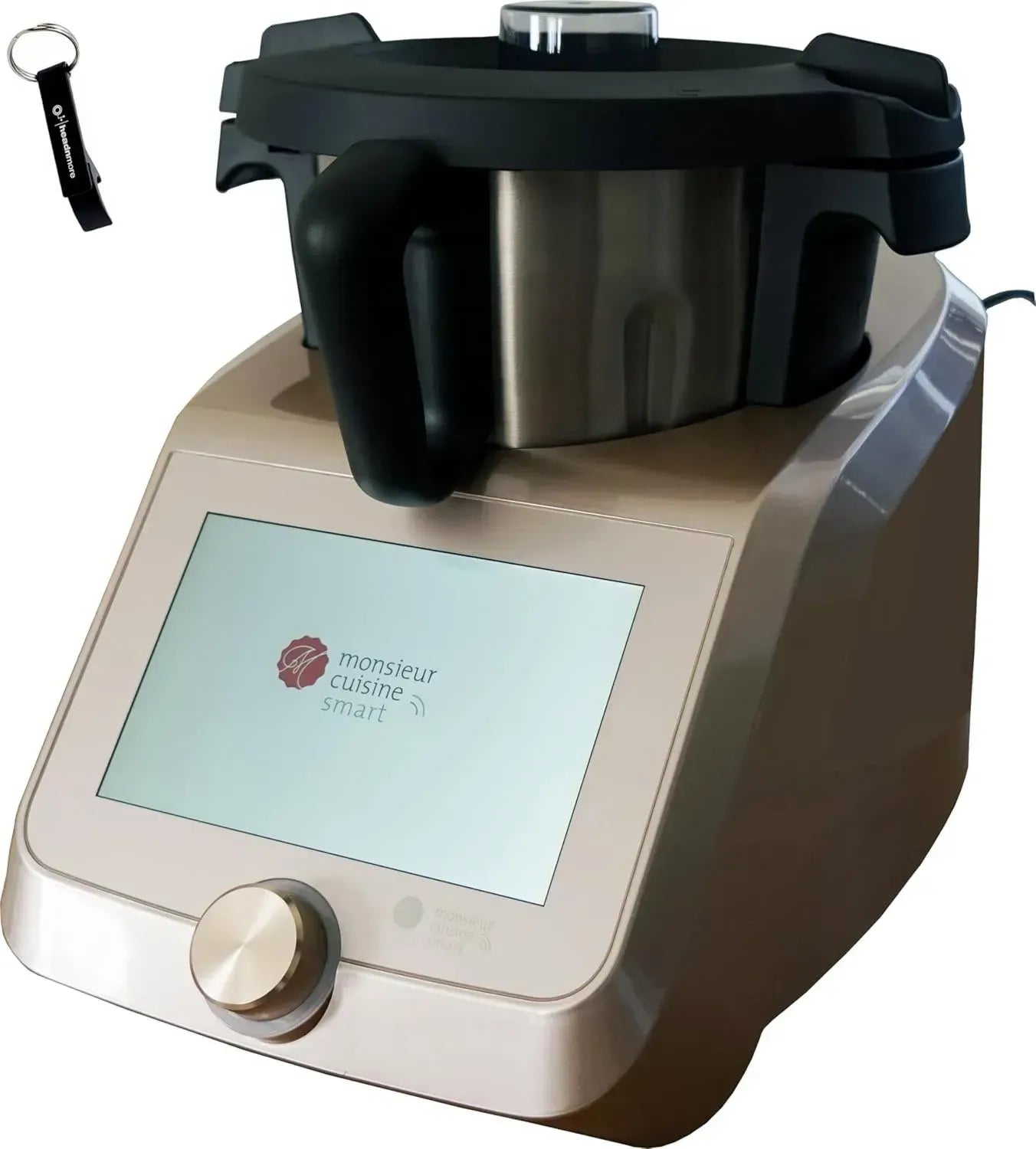 SILVERCREST Monsieur Cuisine Smart SKMS 1200 B2 Champagner + Schlüsselanhänger Set