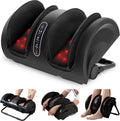 Shiatsu-Fußmassagegerät mit Wärmefunktion, Elektrisches Bein- und Wadenmassagegerät, Entspannende Knet- und Rollmassage