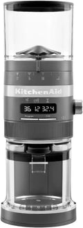 KitchenAid Kaffeemühle Artisan - Vielseitig für Espresso und French Press, Medaillon Silber