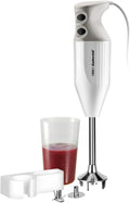 ESGE Zauberstab Stabmixer 140W, Weiß, Ergonomisch, 10.000-16.000 U/min, Inkl. Zubehör