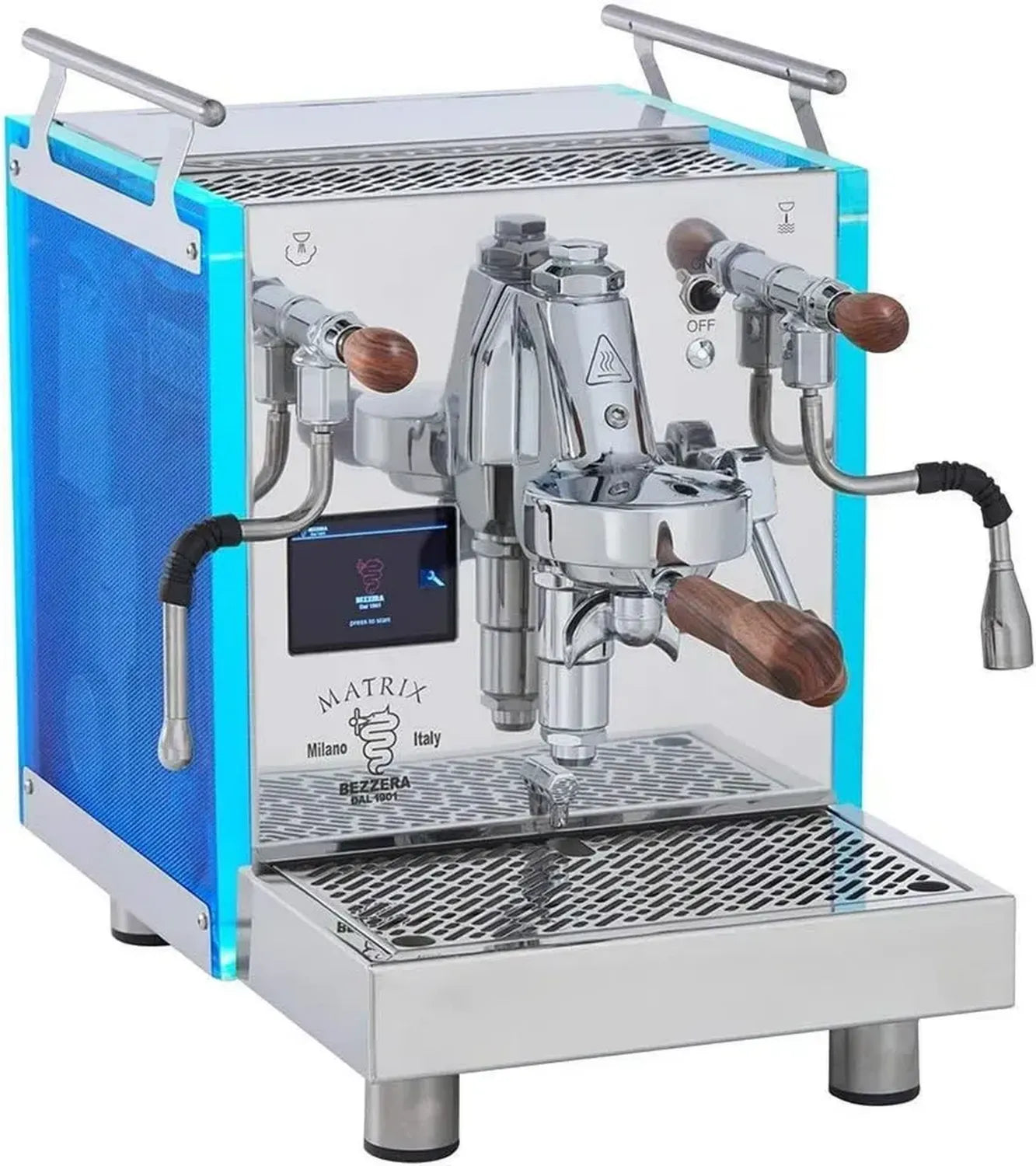 Bezzera Matrix Top Espressomaschine mit Touchscreen und LED-Beleuchtung